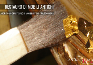 Restauro di doratura mobili antichi