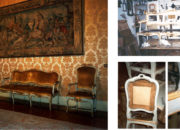 Palazzo Chigi Presidenza del Consiglio Dei Ministri Restauro antico salotto a lacca ed oro
