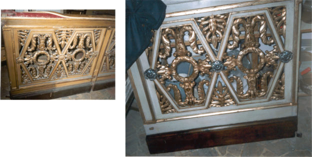 Restauri di mobili antichi realizzati a Palazzo Spada