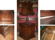 Palazzo del Collegio Romano-Restauro del leggio antico della Biblioteca dello Studio del Sig. Ministro