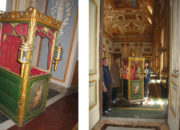 Reggia di Caserta – Restauro della Portantina di Papa Pio IX