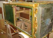 Reggia di Caserta – Restauro della Portantina di Papa Pio IX